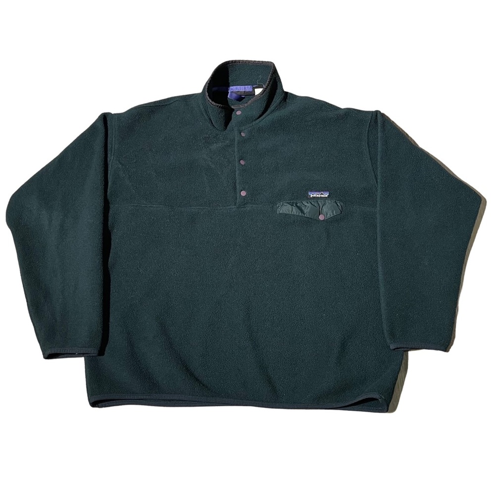 Patagonia Synchilla 1/4 Snap Button Fleece Forest Green XXL